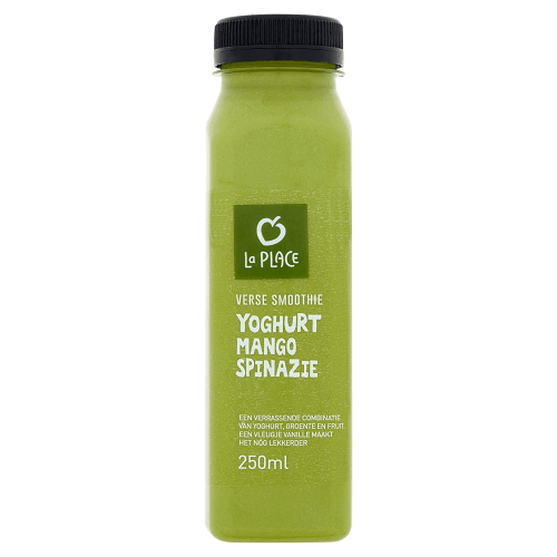 La Place fresh smoothie yogurt, mango and spinach