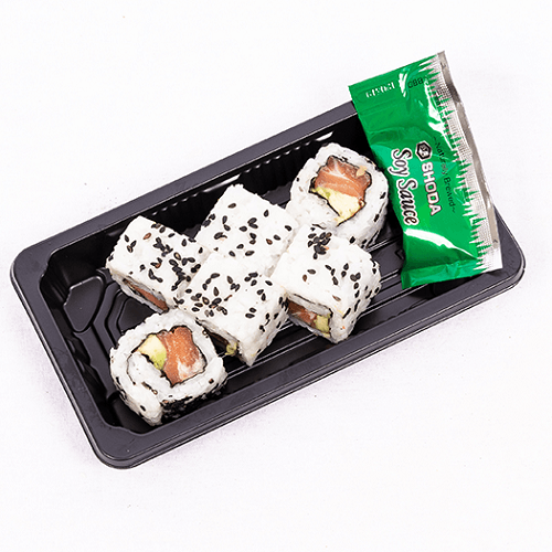 Sushi salmon wasabi maki