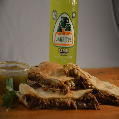 Smokey barbacoa quesadilla
