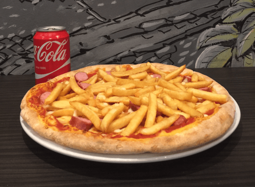 Pizza hotdog