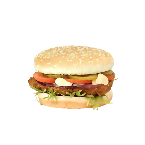 African spicy chicken burger
