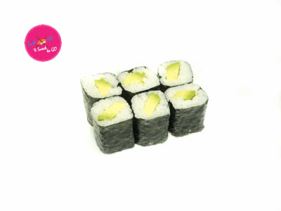 Avocado maki (6 stuks)