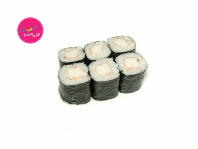 Krabstick maki (6 stuks)