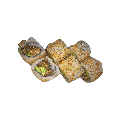 Spicy zalm maki (6 stuks)