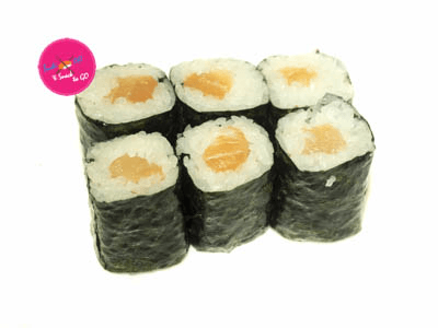 Zalm maki (6 stuks)