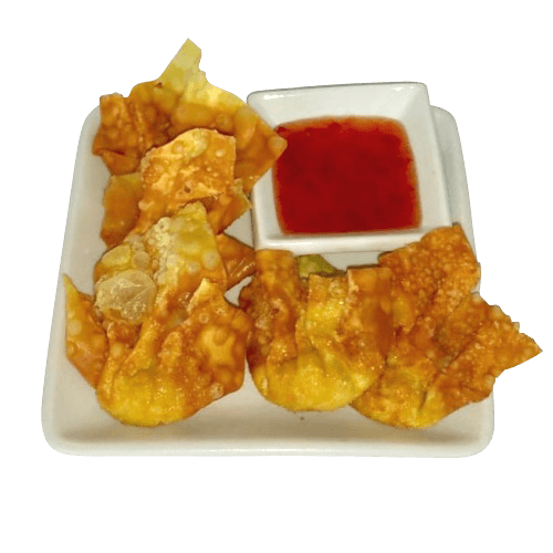 Gefrituurde Wonton (5 st.) met saus
