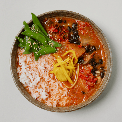 Kimchi Black Bean bowl