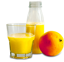 Fresh orange juice