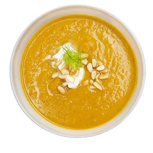 Carrot-fennel soup
