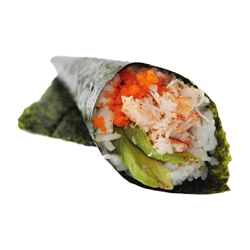 King crab temaki