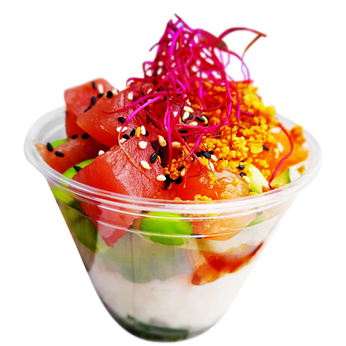 Sushi cup zalm