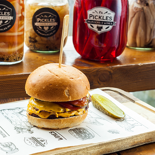 Double cheeseburger