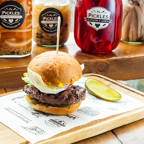Hot jalapeño burger