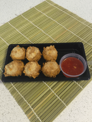 Fried siu mai