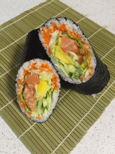 Fruity mango salmon