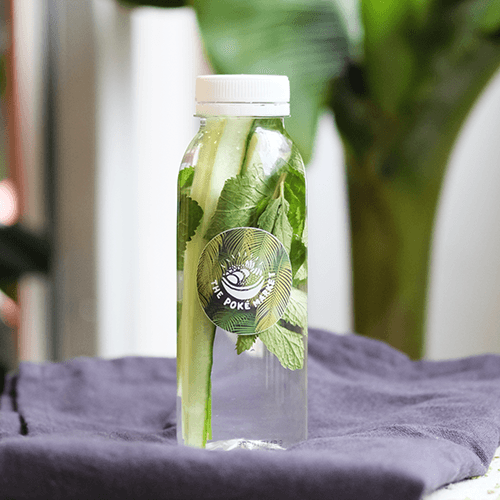 Infused cucumber water