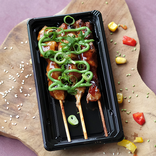 Wasabi yakitori skewers