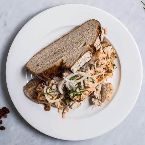 Grilled chicken sandwich