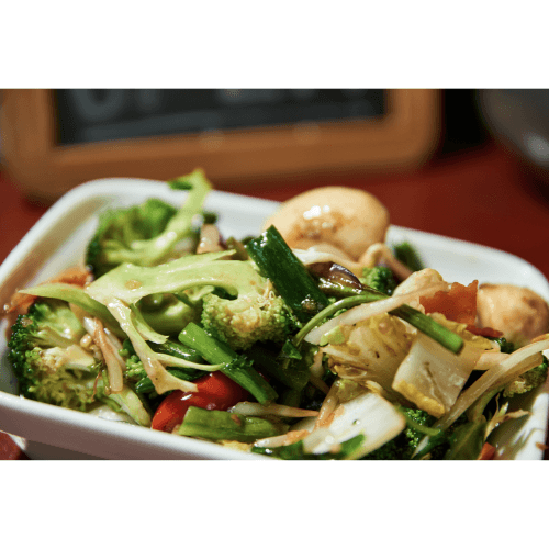 Extra fried vegetables