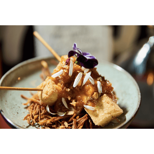 Tofu satay skewers