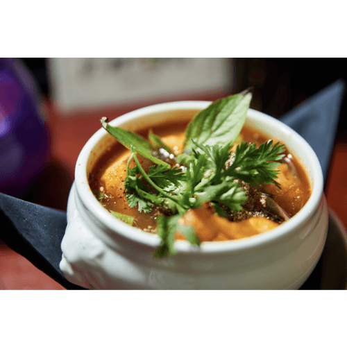 Tom saap soup