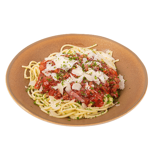 Spaghetti Bolognese menu