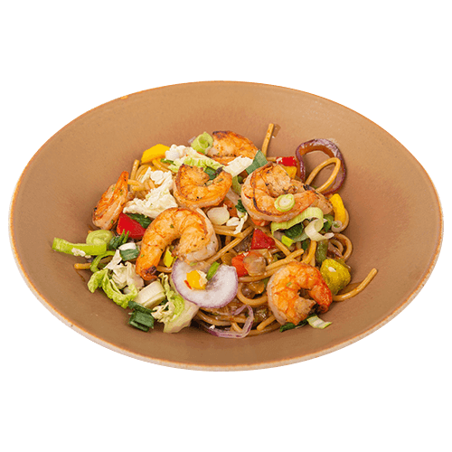 Wok scampi's