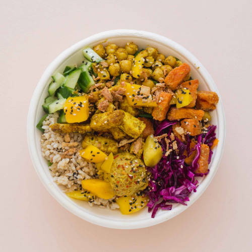 Sweet mango bowl