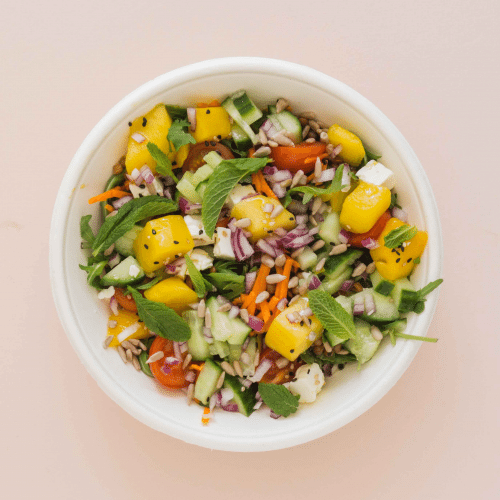 Vibrant mango feta