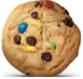 Chocolate Chip met rainbow candy