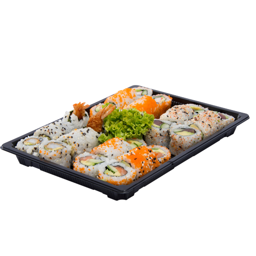 Call it sushi uramaki box for two
