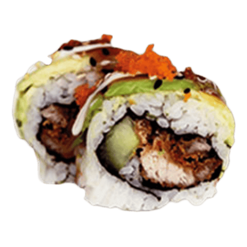 Soft en crispy maguro roll