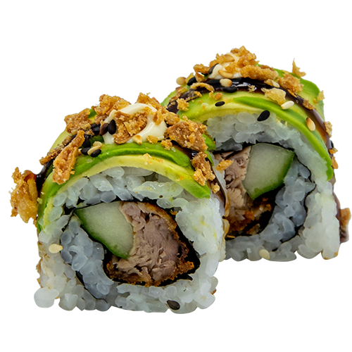 Soft en crispy maguro roll