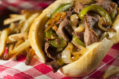 Cowboy grill sandwich steak