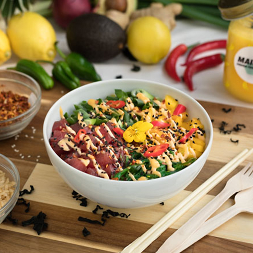Crazy tuna bowl