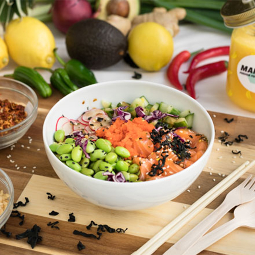 Salmon beast bowl