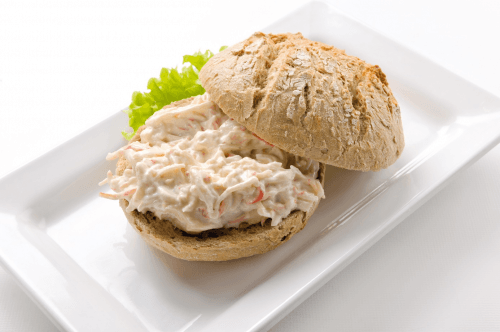 Crab salad sandwich