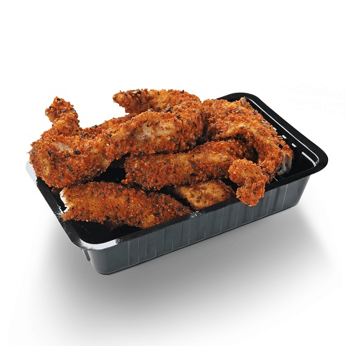 Deep fried cod curls