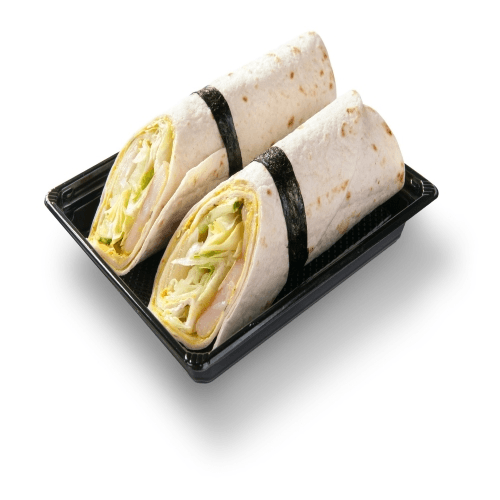 Wrap with shrimps