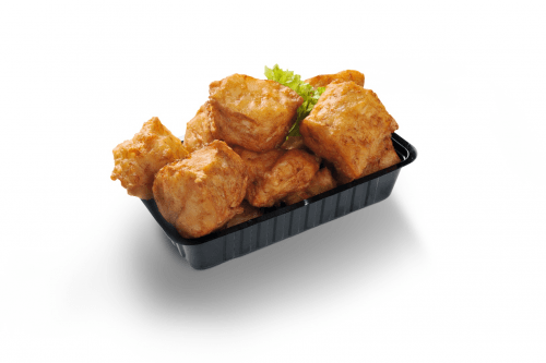 Deep fried cod kibbeling, 150 grams