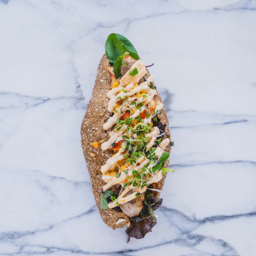 Vegetarian pittige pelgrim
