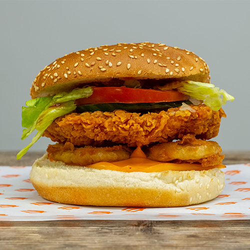 Real american chicken burger