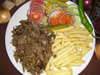 Shoarma Hawaï schotel large