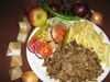 Shoarma schotel