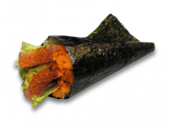 Temaki spicy maguro handroll