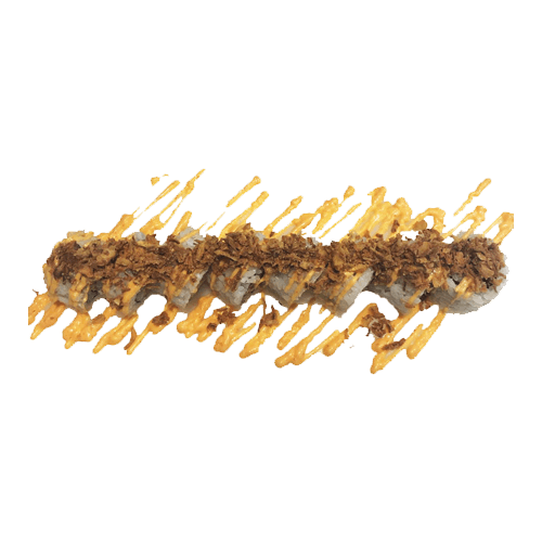 Uramaki grilled salmon roll