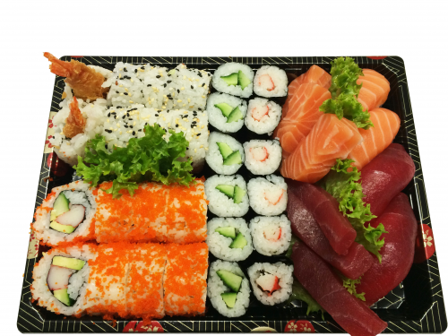 Sushi sashimi deluxe (box a) - 38 pieces