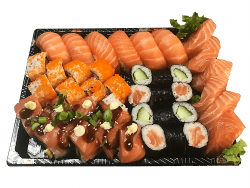 Salmon lovers box - 40 pieces