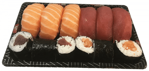 Sushi salmon tuna