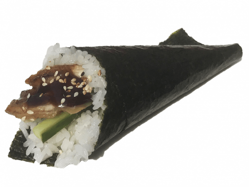 Temaki unagi handroll